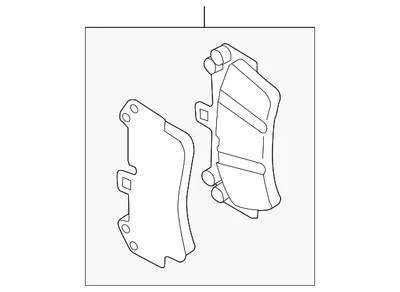 Pastillas de freno traseras originales Volkswagen Touareg 2011-2017 7P6-698-451-C Foto 1 de 4