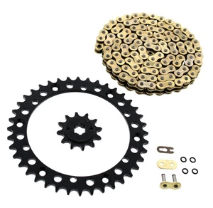 Chain & Sprockets fit Yamaha YFS 200 Blaster 1988 - 1991 Gold O-Ring 12/40 92L - Picture 1 of 2