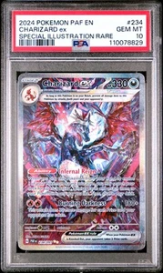 Charizard Ex 234 PSA 10 gemas como nuevas - Paldean Fates - Pokémon - Imagen 1 de 2
