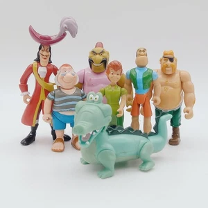 Lot x7 Figures Peter Pan Disney Heroes FAMOSA Spain 2004 Hook genuine official - Bild 1 von 13