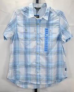 Eddie Bauer Short Sleeve Button Up Adventure Shirt With Pockets NWT Size Large - Picture 1 of 4