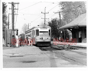 1FF779 RP 1976 SEPTA PHILADELPHIA RED ARROW STREETCAR #84 DREXEL HILL STATION - Bild 1 von 1