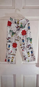 peanuts snoopy -pj pants size 6-free usa ship-pre owned clean item- - Picture 1 of 2