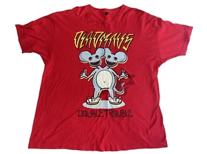 AUTHENTIC DEADMAU5 DJ DOUBLE TROUBLE MUSIC ELECTRO HOUSE T TEE SHIRT XXL - Picture 1 of 5