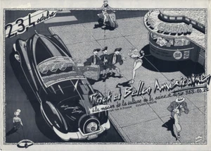 EVER MEULEN RARE AFFICHE ROCK ET BELLES AMÉRICAINES (r/v) 1976 - Imagen 1 de 2