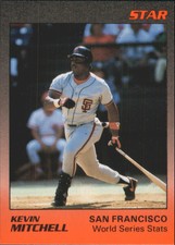 1989 (GIANTS) Star Mitchell #5 Kevin Mitchell/World Series Stats