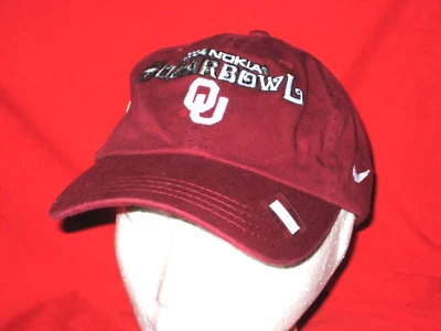 UNIVERSIDAD DE OKLAHOMA SOONERS GORRA, SOMBRERO - 2004 SUGAR BOWL CHAMPS - NIKE Foto 1 de 4