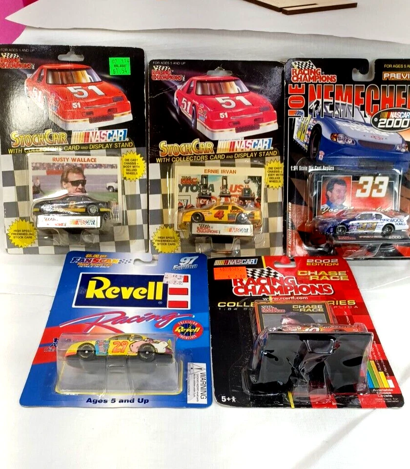 Racing Champions Nascar Rusty Wallace Johnny Benson Lote de 5 Die Cast Foto 1 de 4