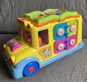 Dimple Fun Learning Activity Musical School Bus Toy w/ Lights & Sounds - Picture 1 of 4