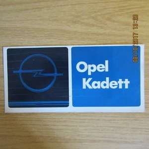 Folleto Folleto Introducción Opel Kadett 1.2N 1.2s cupé sedán - Imagen 1 de 1