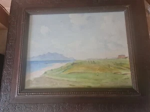 Golfing Watercolour - Signed J. Lavery - Picture 1 of 8