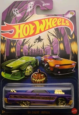 Hot Wheels '64 Chevy Impala Halloween 3/5 2024 HVX12-ND711 - Imagen 1 de 4