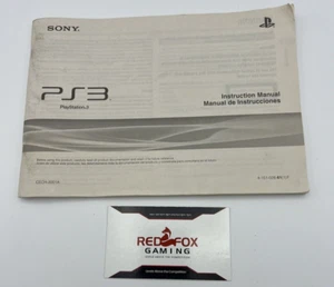 Sony PlayStation 3 PS3 Console Instruction Manual FREE SHIPPING - Picture 1 of 2