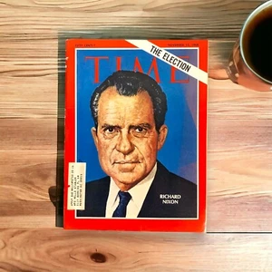 TIME MAGAZINE Nixon Election November 15, 1968 - Picture 1 of 9