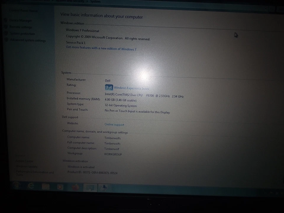 dell latitude E5400 laptop lot - Image 1 of 3