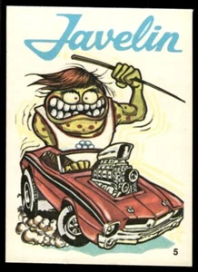 Javelin 1969-73 Odd Rods Donruss Sticker Card #5 (NM) - Picture 1 of 2