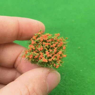 10PC HO/OO Scale Miniature Flower Grass Model Railroads Wild Shrubs Farm Scenery - Image 1 of 4