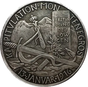 Medalla a la rendición Montenegro 1916 - General Kövess - Reimpresión - Imagen 1 de 8