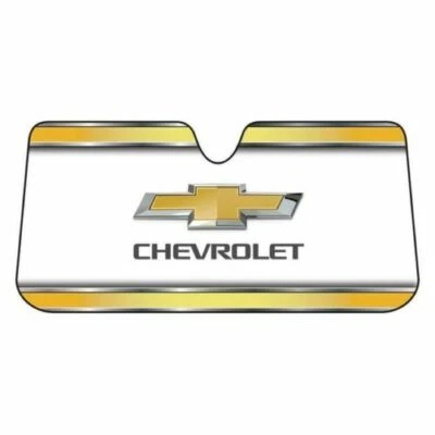 Chevy Chevrolet Bowtie Elite Series Car Truck Windshield Folding Front Sun Shade - Image 1 of 2
