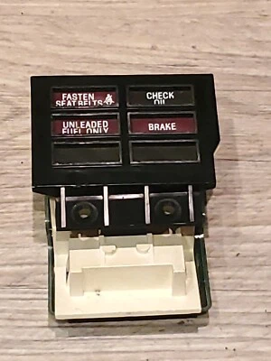 1988-1989 Lincoln Town Car Warning Dash Light Assembly E8VB-10D884-B - Image 1 of 2