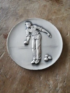 Münze Medaille Kegeln alle 9e 1977 Kegelmedaille Vintage Durchm. 5cm alt selten - Bild 1 von 5