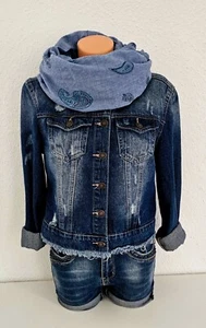 Blogger Loop Schal Halstuch Schlauchschal Baumwolle Viskose Paisley 8 Farben - Bild 1 von 45