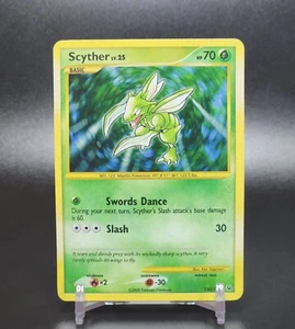 Pokemon Scyther 130/127 Holo Secret Rare LP-EX - Platinum - Picture 1 of 3
