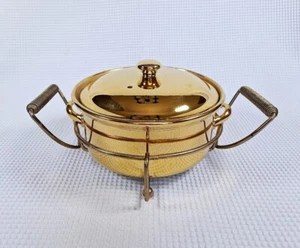 Vintage Hall Golden Glo 1.5 Quart Casserole Dish with BONUS Carrier | 22 Carat - Picture 1 of 11