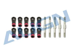 Align T-Rex 700X Set di aste di collegamento principali controfilettate: H70Z007AXT - Foto 1 di 1