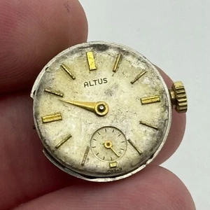 19.7mm Running Altus ETA 980 Manual Wind 17 Jewels Watch Movement PARTS REPAIR - Picture 1 of 13