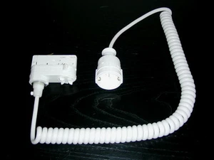 Línea giratoria 3 fases / Toma de corriente 3x1,5 mm2 L=500/2500 mm en blanco - Imagen 1 de 1