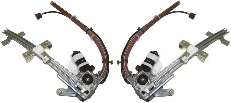 PAR REGULADOR VENTANA PUERTA IZQUIERDA Y DERECHA MAZDA GENUINO OEM 86-91 RX7 RX-7 FC 3S Foto 1 de 1