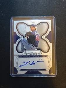 2023 Panini National Treasures - Signatures #S-GW Gavin Williams /99 (AU, RC) - Picture 1 of 3