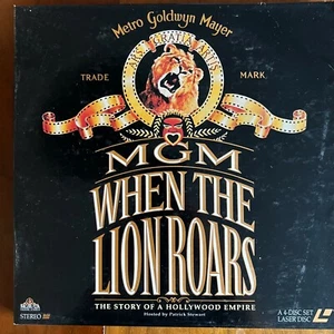 MGM: WHEN THE LION ROARS Laserdisc LD [ML102763] Box Set - Imagen 1 de 2