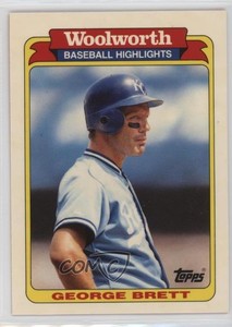 1991 Topps Woolworth Baseball Highlights Box Set George Brett #8 HOF