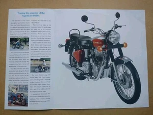 Royal Enfield Bullet Bullet 500 Lightning 550 Diesel Prospekt Übergröße - Picture 1 of 2