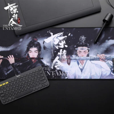 The Untamed Lan Wangji & Wei Wuxian Computer Desk Mat MDZS Mouse Pad 30 x 80 cm - Image 1 of 4