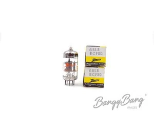2 Vintage Zenith 6BL8/ECF80 Triode Pentode Frequency TV Audio Vacuum Tube Valve- - Picture 1 of 1