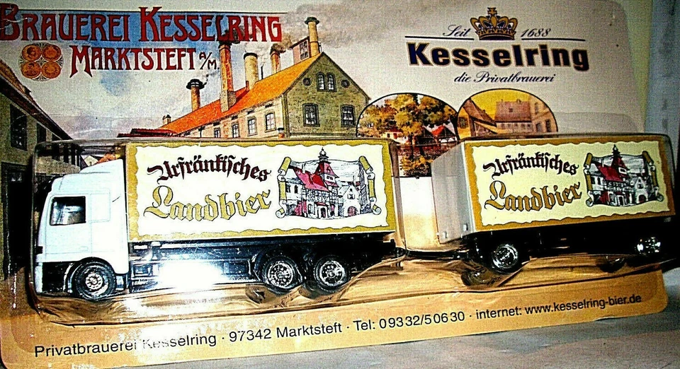 COLLEZIONE CAMION KESSELRING Urfränkisches Landbier Brauerei MB Actros 44U C5 - Immagine 1 di 1