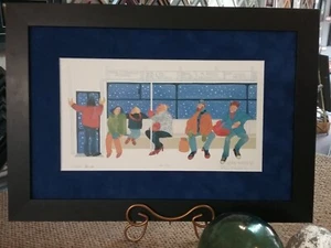 RIE MUNOZ New!!! Custom Framed & Matted "LOCAL BUS", 2000 Limited Edition - Picture 1 of 7