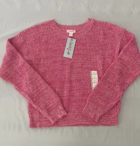 Cat & Jack Girls Pink Sweater Size L(10-12) NWT - Picture 1 of 3