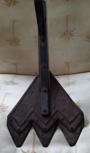 Antiker Vintage primitiver Rasenkantenschneider Wurzelschneider mit Wellenschliff Klingen - Bild 1 von 7
