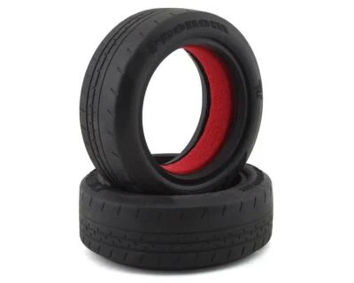 DE Racing Phenom Front Racing Tires w/Red Insert (2) (D30) [DER-PBF-D30] - Image 1 of 2