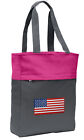 USA Tote Bag Everyday Shopper Beach Travel Bags STRONG 600D FABRIC!