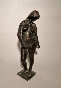 ¿Desnudo de mujer de bronce Elmar o Lothar Dietz? Altura 36 cm - Imagen 1 de 7