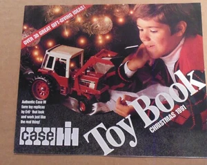 1991 ERTL CASE IH CHRISTMAS TOY BOOK COLOR PHOTOS, DETAILS, ORIGINAL ENVELOPE - Picture 1 of 7