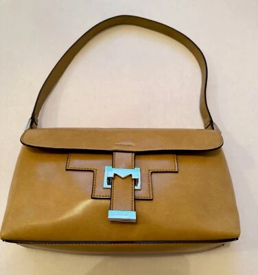 Bolso de Mano/Hombro MONDANI NEW YORK Cuero Simulado Color Tostado Foto 1 de 4