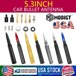 You Pick BULLET ANTENNA 50 CAL for CHEVROLET SILVERADO 1500/2500/3500/GMC SIERRA - Picture 1 of 31