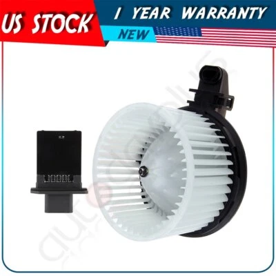 Blower Motor and Resistor HVAC Fit For 2008-2010 Ford F-250 Super Duty Front Foto 1 de 4