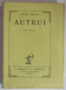 EDITION ORIGINALE SUR HOLLANDE 1/32 RENE ARCOS AUTRUI 1926 TIRAGE DE TETE - Picture 1 of 5
